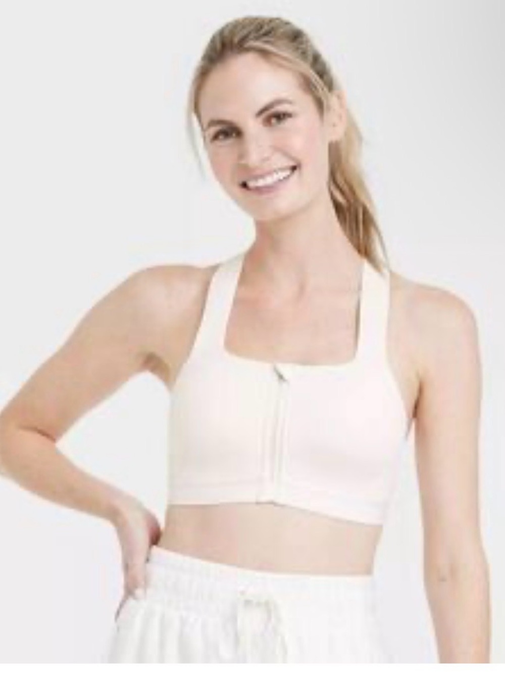 🌸ALL IN MOTION HIGH IMPACT ZIP FRONT SPORTS BRA 34D🌸